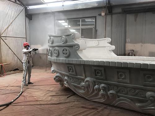 游行花車噴涂聚脲